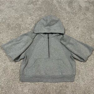 Lululemon Scuba Oversized Half-Zip Hoodie, size XS/S, and in the color grey.